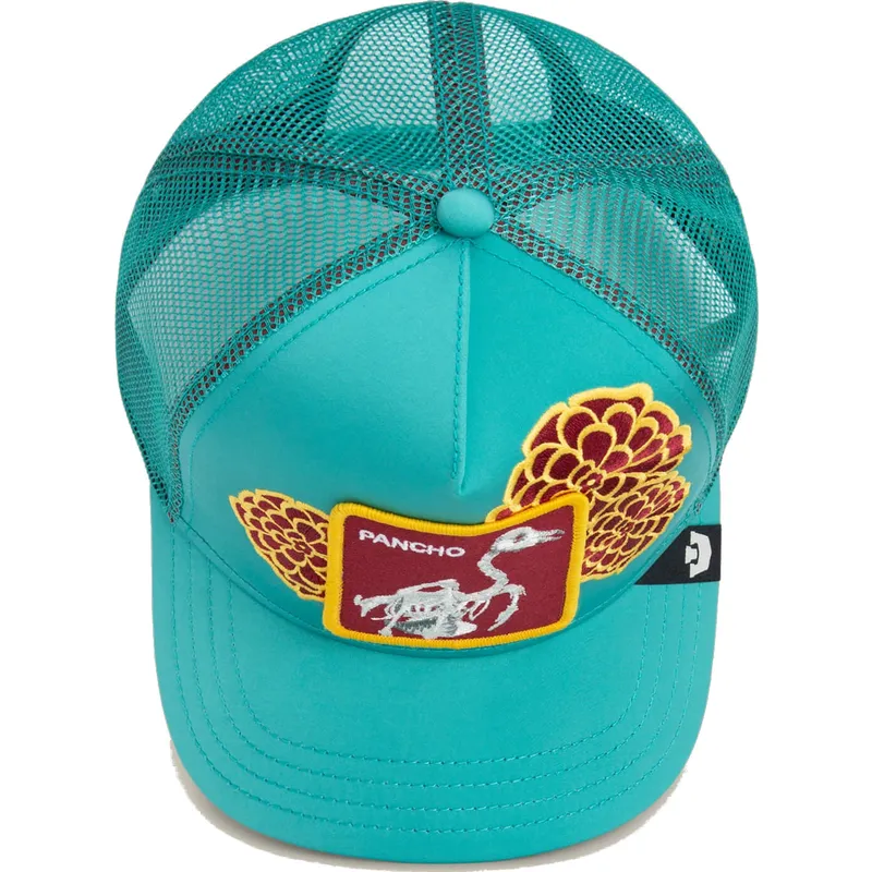 gorra-trucker-azul-flamenco-dia-de-pancho-dia-de-los-muertos-the-farm-de-goorin-bros