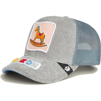 Sapkák ívelt szürke snapback Rock On Hobby Horse Happy...