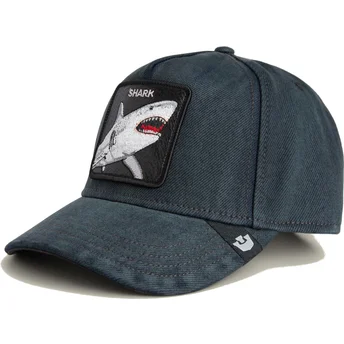 Gorra Curve Schwarz Denim Snapback Hai Smurf The Showdown The Farm von Goorin Bros.