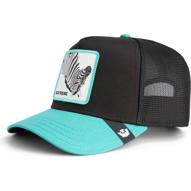 gorra-trucker-negra-y-azul-cebra-extreme-arbez-flip-side-2-the-farm-de-goorin-bros