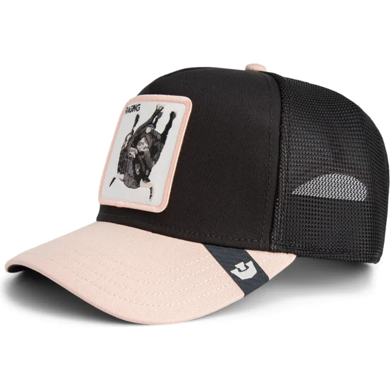 gorra-trucker-negra-y-beige-toro-raging-llub-flip-side-2-the-farm-de-goorin-bros