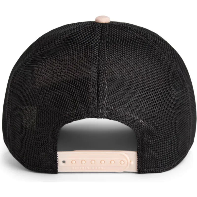 trucker-cap-schwarz-und-beige-stier-raging-llub-flip-side-2-the-farm-von-goorin-bros