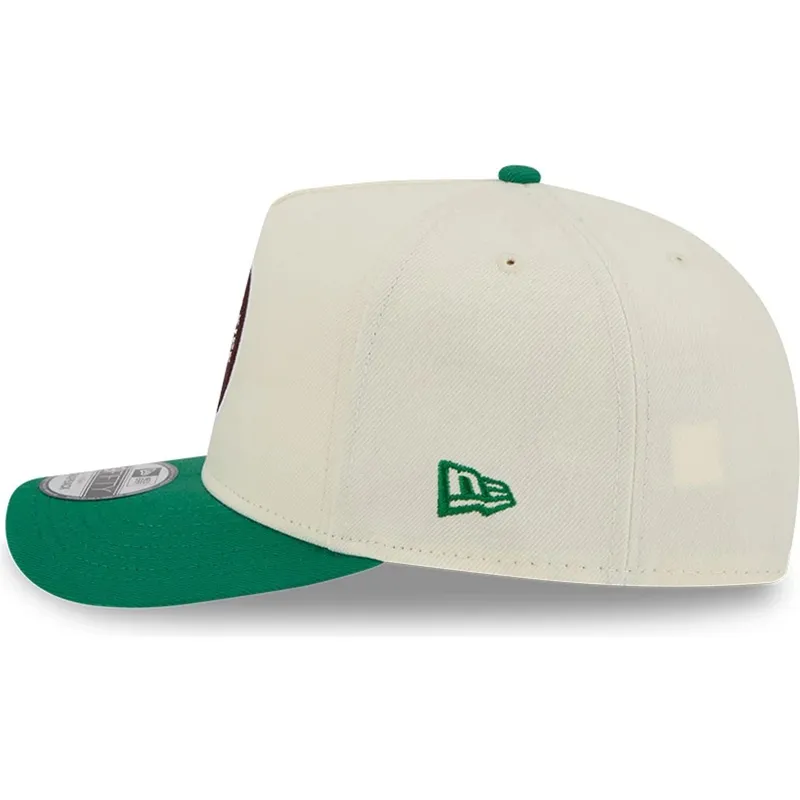 gorra-curva-beige-y-verde-snapback-9fifty-a-frame-precurved-hardwood-classics-de-boston-celtics-nba-de-new-era