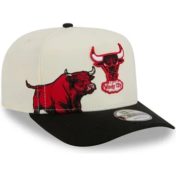 Sapkák ívelt fekete snapback 9FIFTY A Frame Precurved Hardwood Classics Chicago Bulls NBA New Era