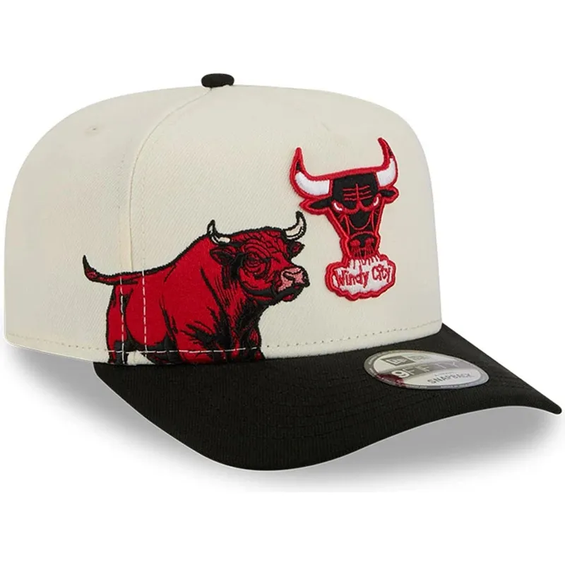 gorra-curva-beige-y-negra-snapback-9fifty-a-frame-precurved-hardwood-classics-de-chicago-bulls-nba-de-new-era