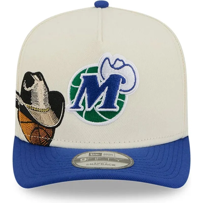 gorra-curva-beige-y-azul-snapback-9fifty-a-frame-precurved-hardwood-classics-de-dallas-mavericks-nba-de-new-era