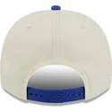 beige-und-blaue-gebogene-snapback-kappe-9fifty-a-frame-precurved-hardwood-classics-der-dallas-mavericks-nba-von-new-era