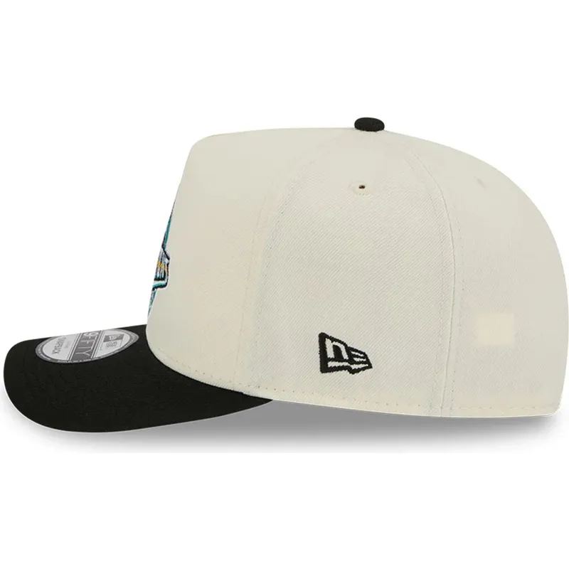 beige-och-svart-bojd-keps-snapback-9fifty-a-frame-precurved-hardwood-classics-fran-detroit-pistons-nba-av-new-era