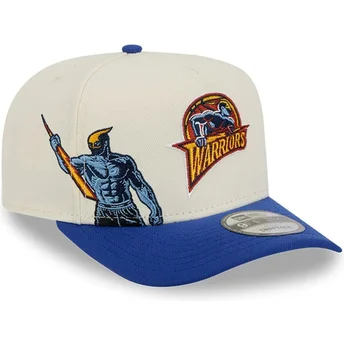 Sapkák ívelt kék snapback 9FIFTY A Frame Precurved Hardwood Classics Golden State Warriors NBA New Era