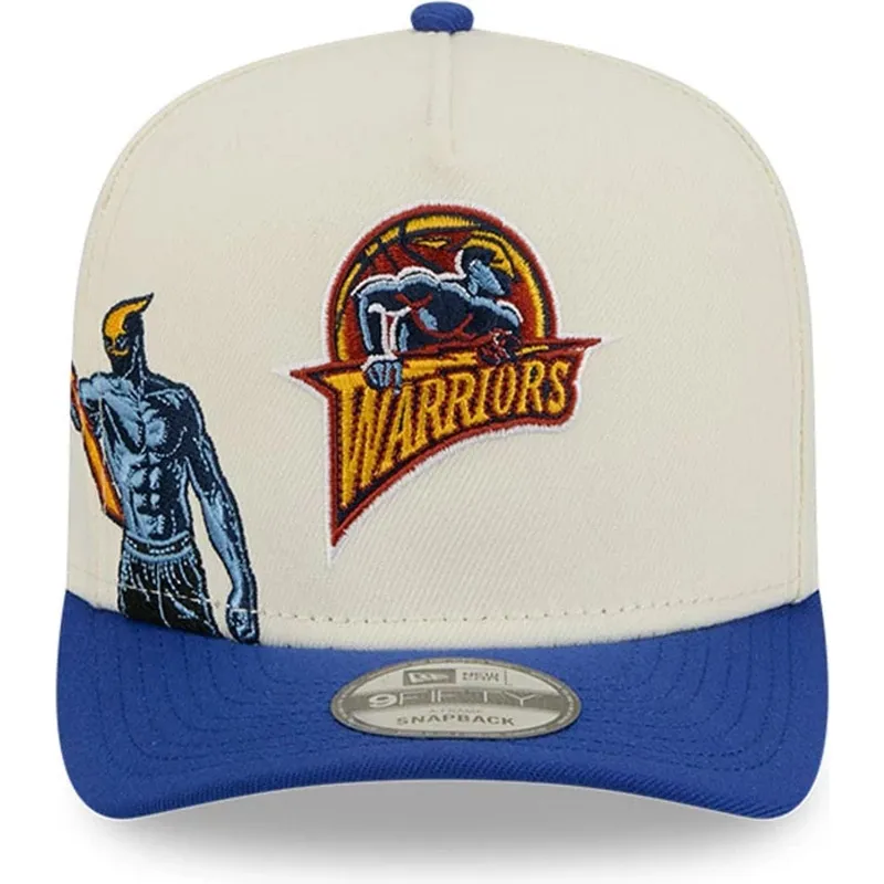 gorra-curva-beige-y-azul-snapback-9fifty-a-frame-precurved-hardwood-classics-de-golden-state-warriors-nba-de-new-era