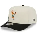 beige-och-svart-bojd-keps-snapback-9fifty-a-frame-precurved-hardwood-classics-fran-milwaukee-bucks-nba-av-new-era