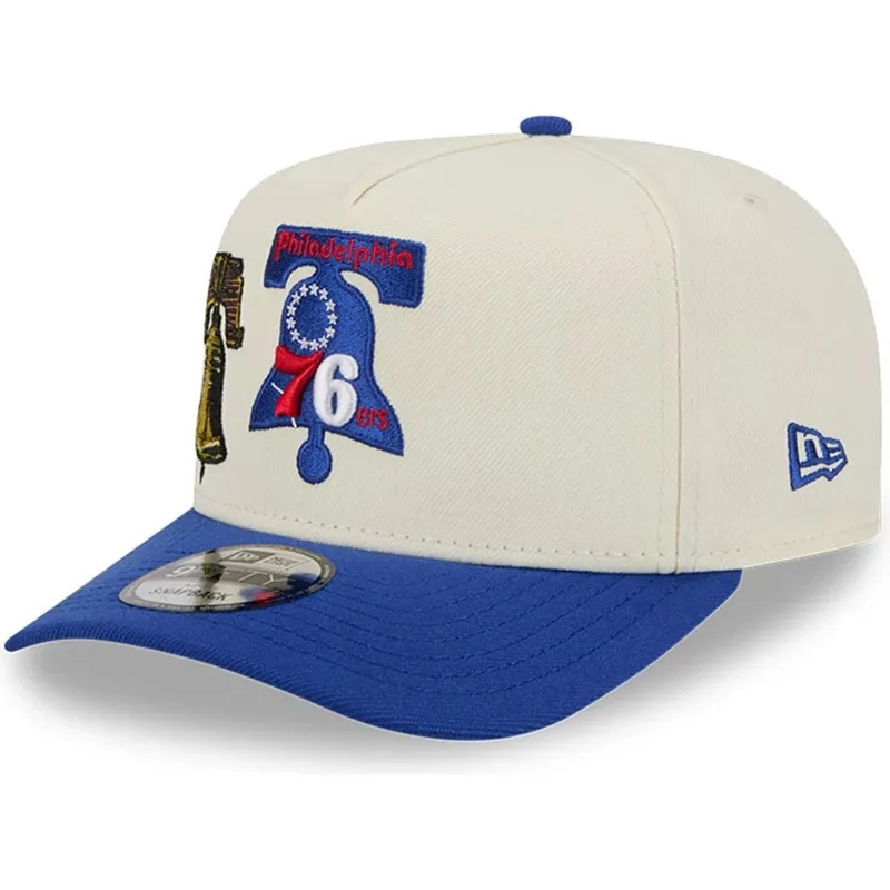 sapkak-ivelt-kek-snapback-9fifty-a-frame-precurved-hardwood-classics-philadelphia-76ers-nba-new-era