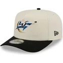new-era-curved-brim-9fifty-a-frame-precurved-hardwood-classics-washington-wizards-nba-beige-and-black-snapback-cap
