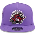 violette-snapback-schirmmutze-9fifty-a-frame-hardwood-classics-der-toronto-raptors-nba-von-new-era