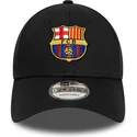 schwarze-verstellbare-curved-cap-von-fc-barcelona-laliga-9forty-core-von-new-era