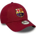 new-era-curved-brim-youth-fc-barcelona-laliga-9forty-core-red-adjustable-cap
