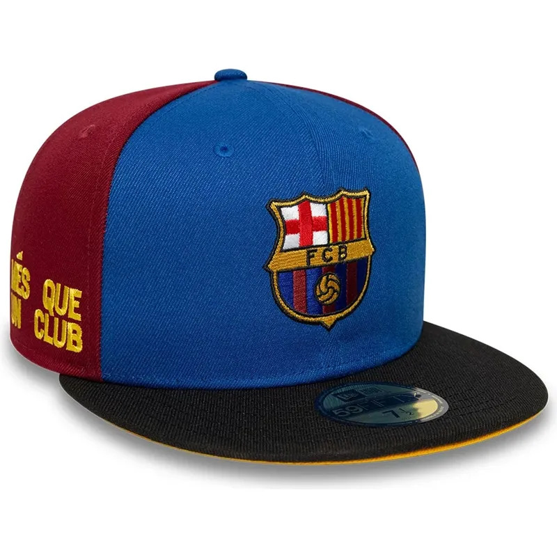 new-era-flat-brim-fc-barcelona-laliga-59fifty-mes-que-un-club-blue-and-red-fitted-cap