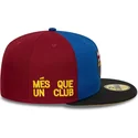 fc-barcelona-laliga-59fifty-mes-que-un-club-blau-rote-anpassbare-kappe-von-new-era