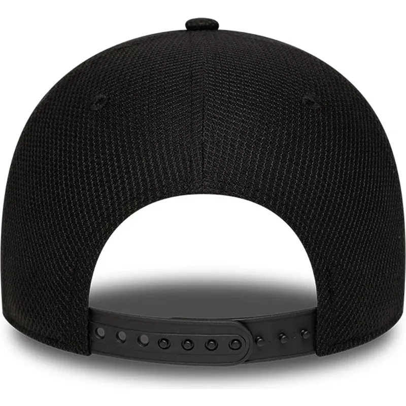 schwarze-snapback-kappe-mit-gebogenem-schirm-fc-barcelona-laliga-9forty-m-crown-diamond-era-von-new-era