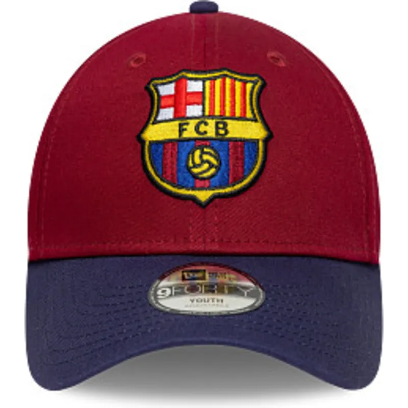 gorra-curva-roja-y-azul-ajustable-para-nino-de-fc-barcelona-laliga-9forty-contrast-de-new-era