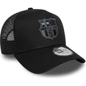 new-era-fc-barcelona-laliga-a-frame-tonal-schwarze-trucker-cap