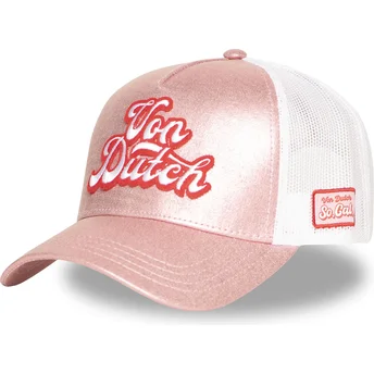 Gorra trucker rosa y blanca OVE CB de Von Dutch
