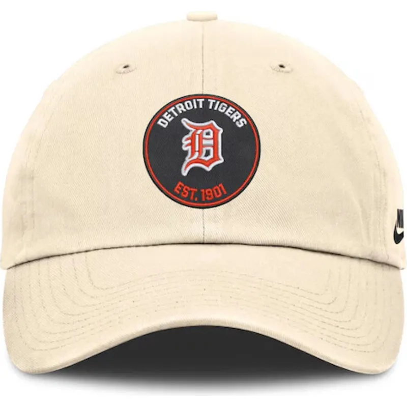 sapkak-ivelt-bezs-allithato-club-unstructured-organic-cotton-detroit-tigers-mlb-nike