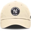 sapkak-ivelt-bezs-allithato-club-unstructured-organic-cotton-new-york-yankees-mlb-nike