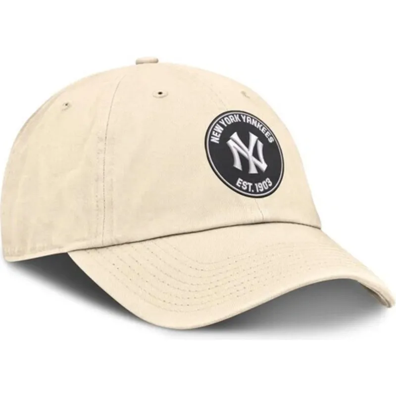 cap-ivelt-bezhov-reguliruema-lenta-club-unstructured-organic-cotton-new-york-yankees-mlb-nike