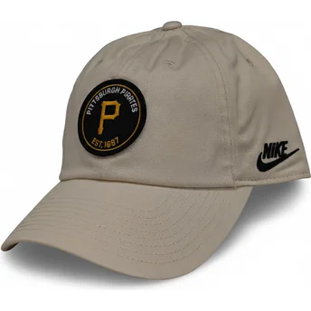 Cap ívelt бежов регулируема лента Club Unstructured Organic Cotton Pittsburgh Pirates MLB Nike