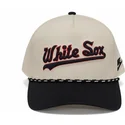 nike-mlb-chicago-white-sox-rise-structured-snapback-kappe-in-beige-und-schwarz