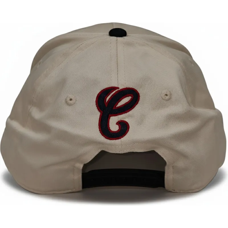 beige-och-svart-bojd-keps-snapback-rise-structured-fran-chicago-white-sox-mlb-av-nike