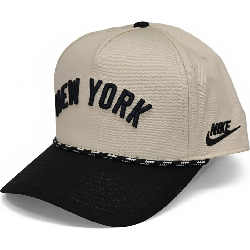 sapkak-ivelt-bezs-snapback-rise-structured-new-york-yankees-mlb-nike