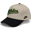 sapkak-ivelt-bezs-snapback-rise-structured-oakland-athletics-mlb-nike