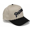 gorra-curva-beige-y-negra-snapback-rise-structured-de-san-diego-padres-mlb-de-nike