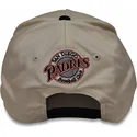 beige-und-schwarze-gebogene-snapback-kappe-rise-structured-der-san-diego-padres-mlb-von-nike