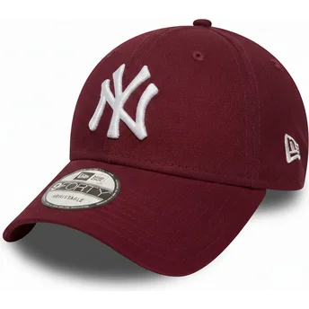 Sapkák ívelt piros állítható pánt cardenal 9FORTY Essential New York Yankees MLB New Era