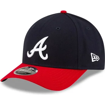Sapkák ívelt sötétkék snapback 9FORTY M-Crown Player Replica Atlanta Braves MLB New Era
