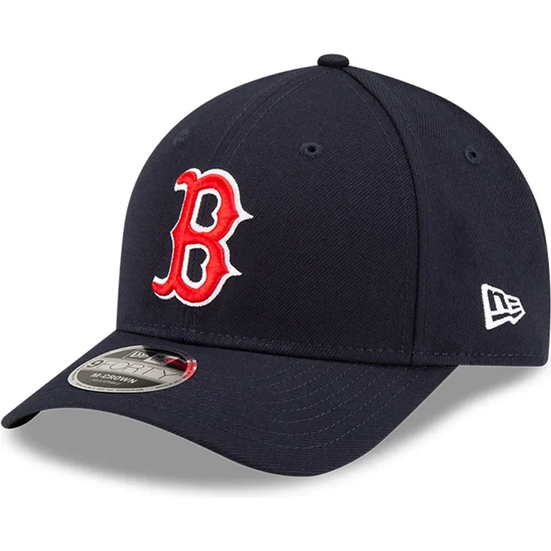gorra-curva-azul-marino-snapback-9forty-m-crown-player-replica-de-boston-red-sox-mlb-de-new-era
