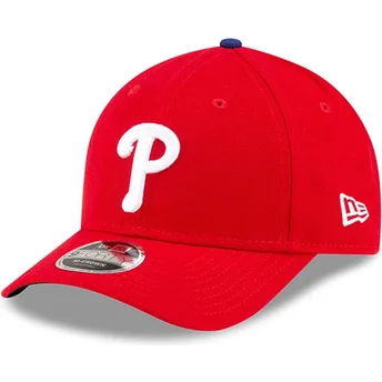 Röd kurvad snapback-keps 9FORTY M-Crown Player Replica från Philadelphia Phillies MLB av New Era