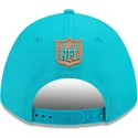 blaue-gebogene-snapback-kappe-9forty-m-crown-team-der-miami-dolphins-nfl-von-new-era