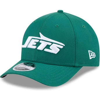 Grön kurvad keps snapback 9FORTY M-Crown Team New York Jets NFL från New Era