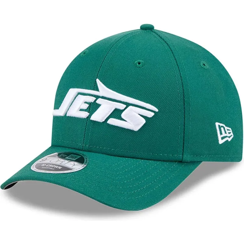grune-gebogene-snapback-kappe-9forty-m-crown-team-der-new-york-jets-nfl-von-new-era