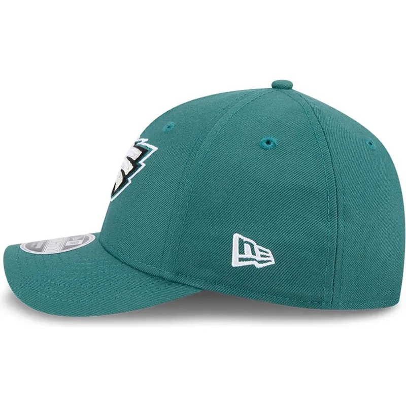 grune-gebogene-snapback-kappe-9forty-m-crown-team-der-philadelphia-eagles-nfl-von-new-era