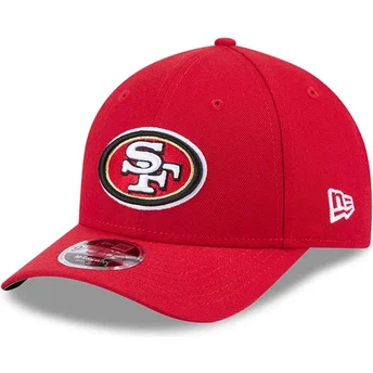 Gorra curva roja snapback 9FORTY M-Crown Team de San Francisco 49ers NFL de New Era