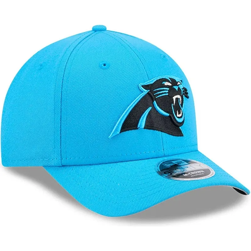blaue-gebogene-snapback-kappe-9forty-m-crown-team-der-carolina-panthers-nfl-von-new-era