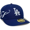new-era-curved-brim-59fifty-low-profile-precurved-est-script-los-angeles-dodgers-mlb-blue-fitted-cap