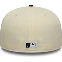 beige-och-svart-bojd-keps-justerbar-59fifty-low-profile-precurved-coops-fran-new-york-yankees-mlb-av-new-era