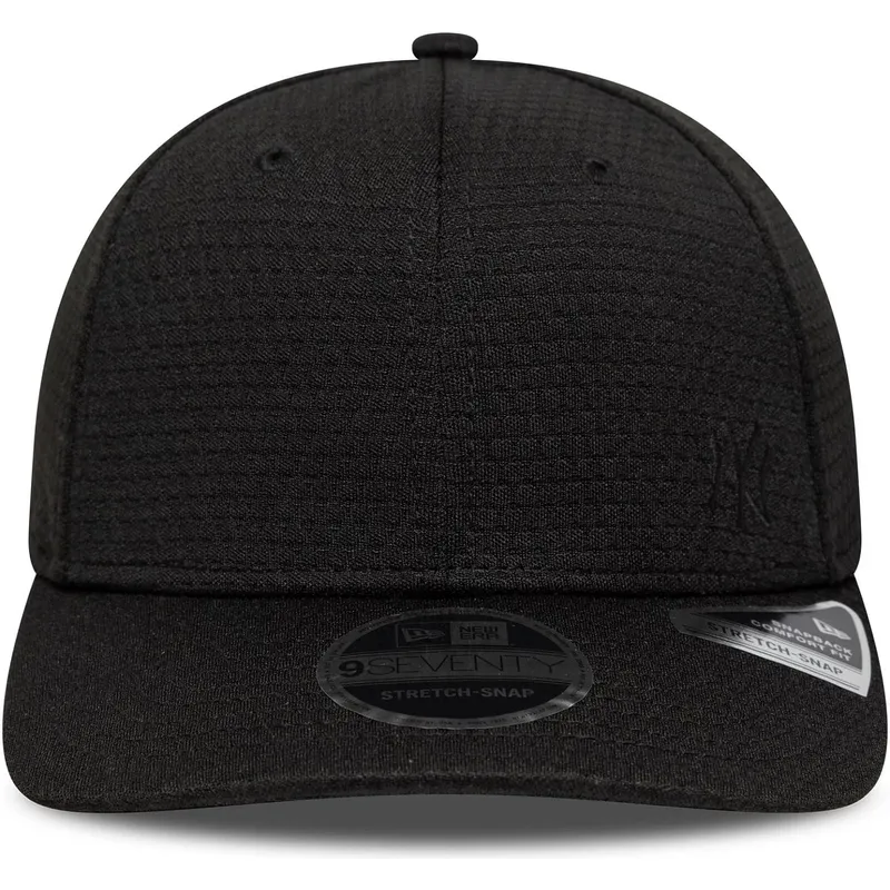 new-era-curved-brim-9seventy-stretch-snap-mesh-flawless-new-york-yankees-mlb-black-snapback-cap