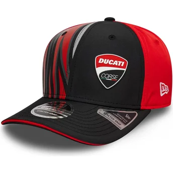 Cap ívelt черен снапбек 9SEVENTY Stretch Snap Print Ducati Motor MotoGP New Era